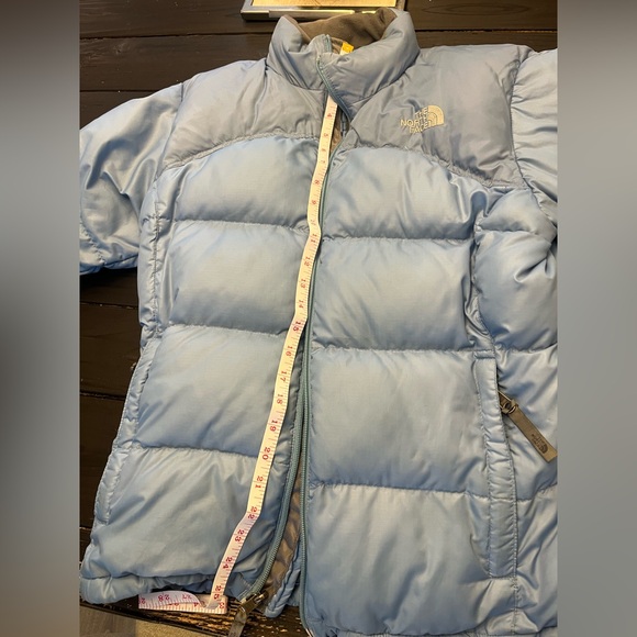 The North Face vintage puffer coat 600 baby blue - Picture 6 of 7